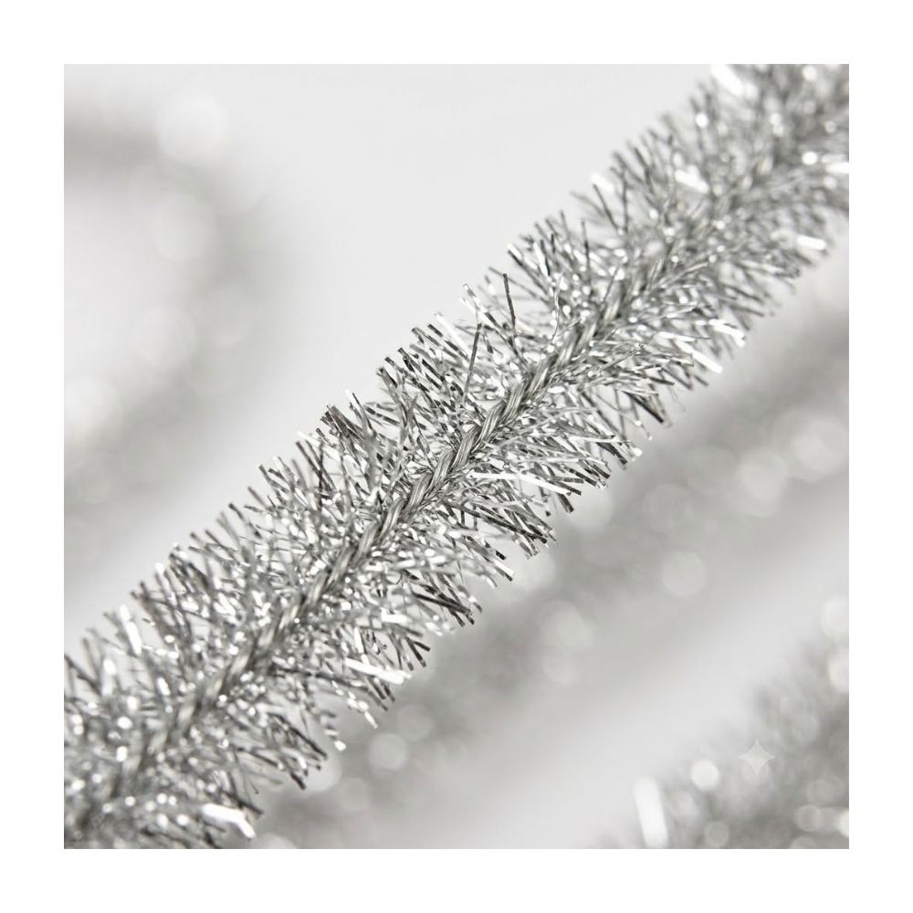 Glitter Creative Arts Stems Pipe Cleaners Silver 100 Pcs, Sparkle Chenille Stems