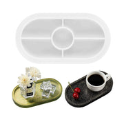 Resin Silicone Oval Capsule Tray Mould, 20.5 X 10.3 cm