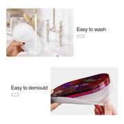 Resin Silicone Oval Capsule Tray Mould, 20.5 X 10.3 cm
