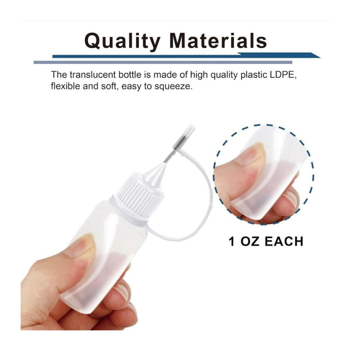 Precision Tip Applicator Bottle Set of 3 Pcs,20ml