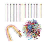 Colorful Ball Bead Keychain Chains Set of 25 Pcs