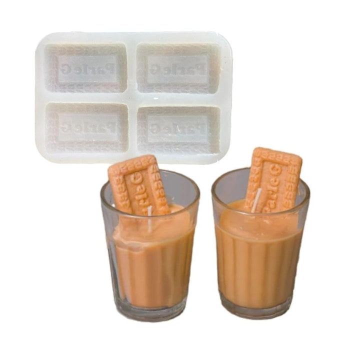 Parle-G Biscuit Silicone Mould | 4-Cavity