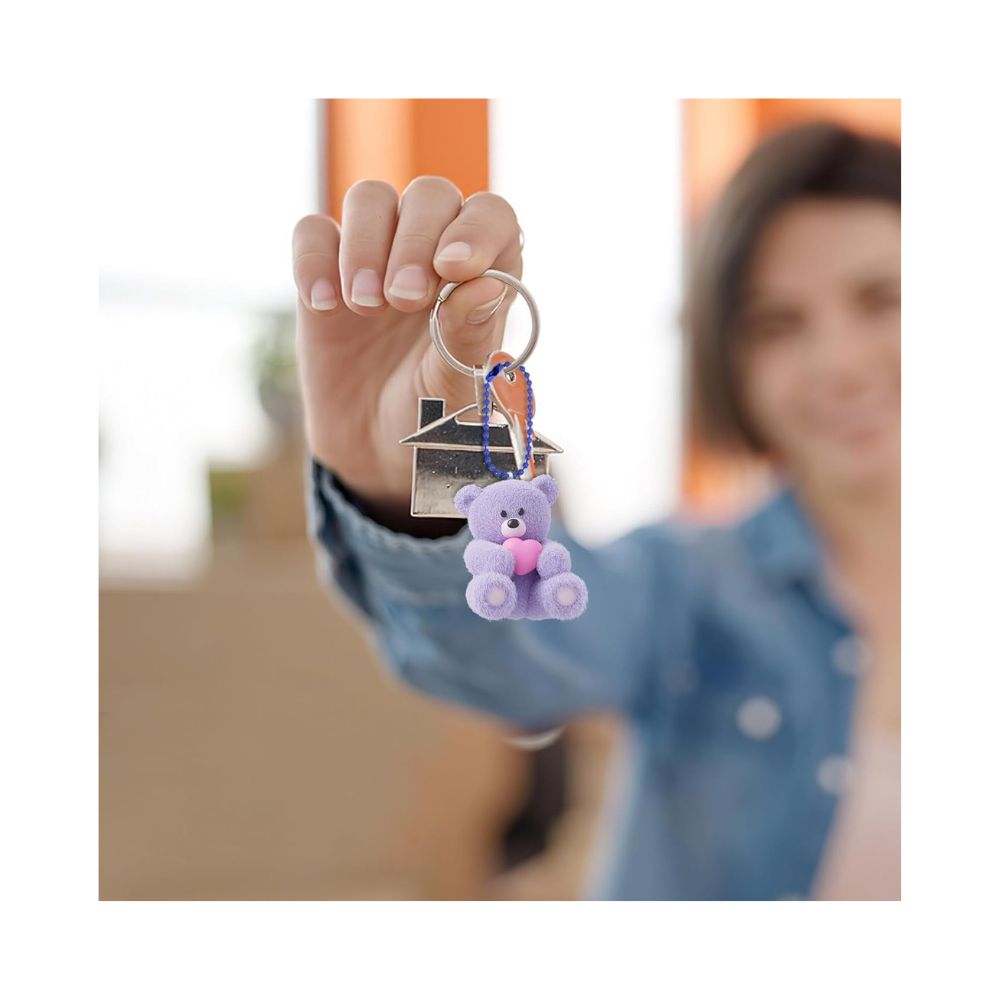 Colorful Ball Bead Keychain Chains Set of 25 Pcs