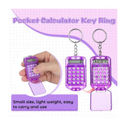Mini Pocket Calculator Keychain