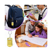 Mini Pocket Calculator Keychain