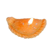 Gujiya Shape Silicone Mould Mithai Style Candle Making Mould 1-Cavity