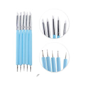 Dual-Head Dotting & Sculpting Tools Set for Nail Art, Clay & DIY Crafts 5 pcs in 1 packet