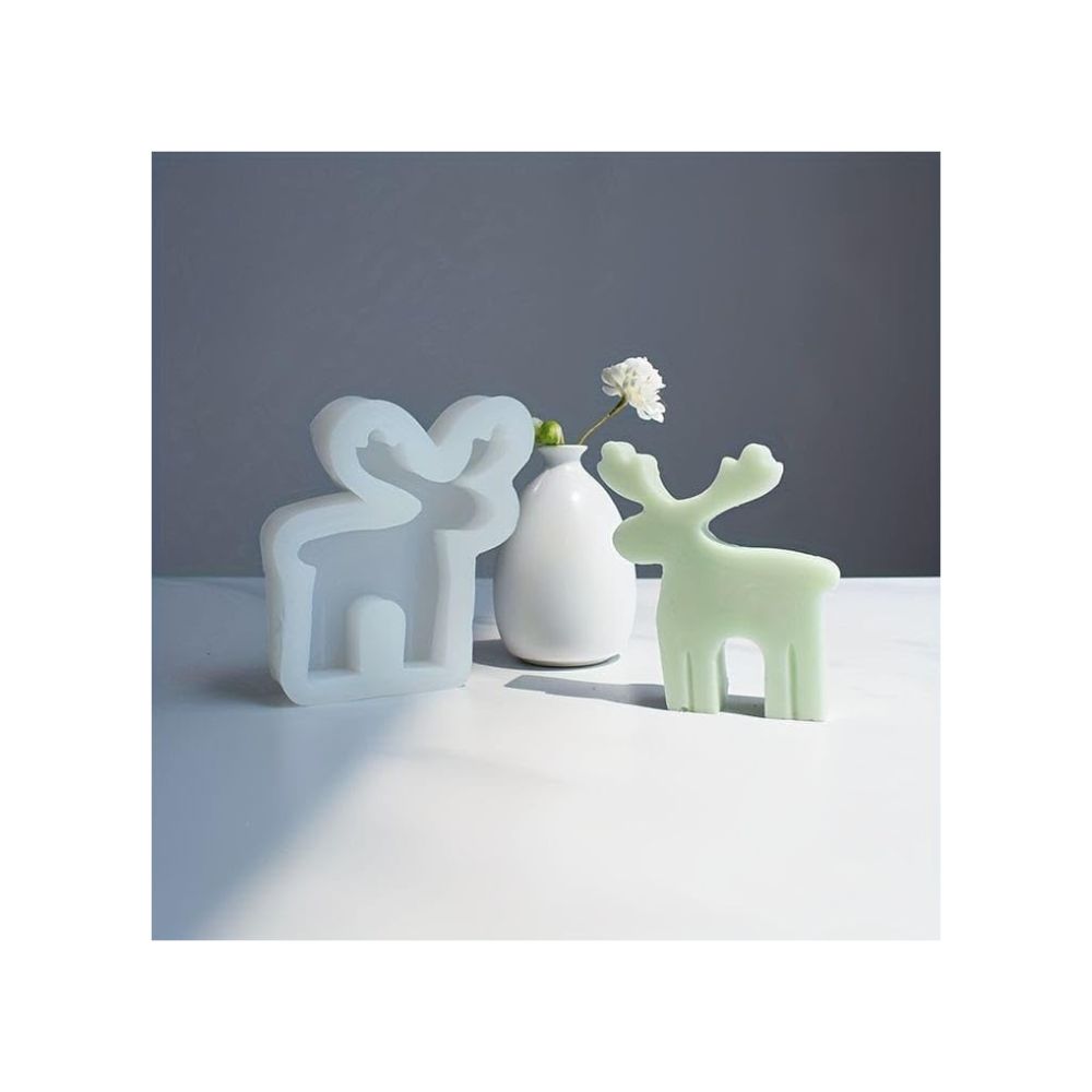 Reindeer Silicone Candle Mould